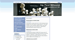 Desktop Screenshot of behounek.eu