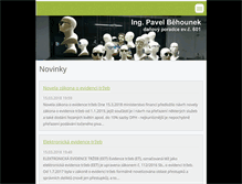 Tablet Screenshot of behounek.eu